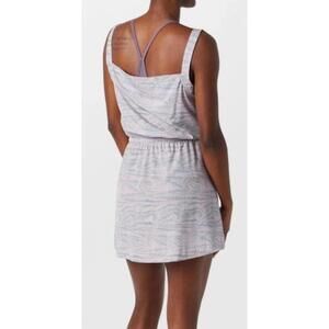 $145 TRAVIS MATHEW Sunrise Session Activewear Dress Romper Large Pink Purple